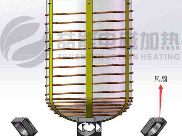 反應釜電磁加熱線圈安裝案例說明